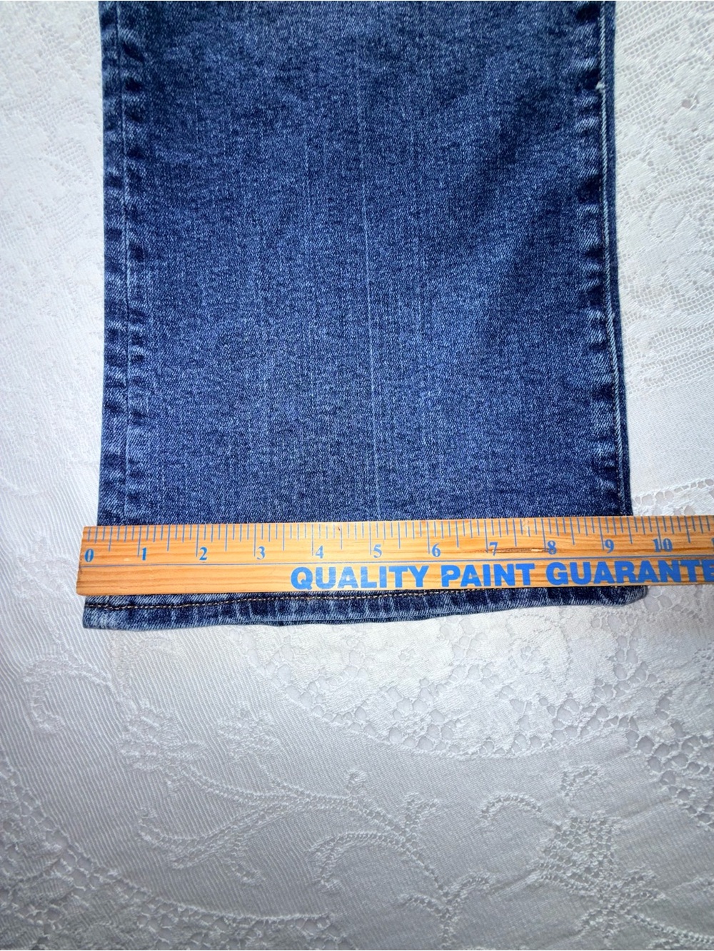 Madewell Maternity Kick Out Bootcut Jeans Blue Denim Size 33 CKP473227266 - Picture 10 of 12